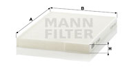 Filtru, aer habitaclu CU 2620 MANN-FILTER