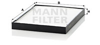 Filtru, aer habitaclu CU 2634 MANN-FILTER