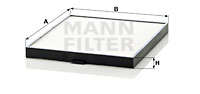 Filtru, aer habitaclu CU 2640 MANN-FILTER