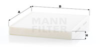 Filtru, aer habitaclu CU 26 009 MANN-FILTER