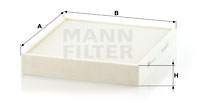 Filtru, aer habitaclu CU 26 010 MANN-FILTER