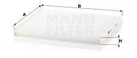 Filtru, aer habitaclu CU 26 017 MANN-FILTER