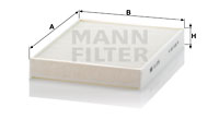 Filtru, aer habitaclu CU 2736-2 MANN-FILTER