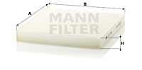 Filtru, aer habitaclu CU 27 008 MANN-FILTER