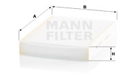 Filtru, aer habitaclu CU 27 009 MANN-FILTER