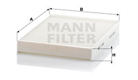 Filtru, aer habitaclu CU 2842 MANN-FILTER