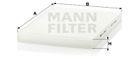 Filtru, aer habitaclu CU 2882 MANN-FILTER