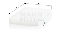 Filtru, aer habitaclu CU 2940 MANN-FILTER