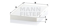 Filtru, aer habitaclu CU 3037 MANN-FILTER