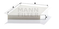 Filtru, aer habitaclu CU 3172 MANN-FILTER