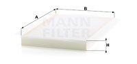 Filtru, aer habitaclu CU 3569 MANN-FILTER