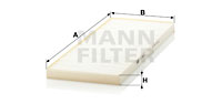 Filtru, aer habitaclu CU 3935 MANN-FILTER