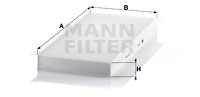 Filtru, aer habitaclu CU 4054 MANN-FILTER