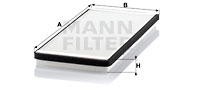 Filtru, aer habitaclu CU 4150 MANN-FILTER