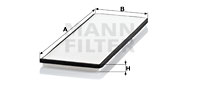 Filtru, aer habitaclu CU 4251 MANN-FILTER