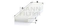 Filtru, aer habitaclu CU 4436 MANN-FILTER