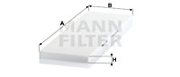 Filtru, aer habitaclu CU 4442 MANN-FILTER