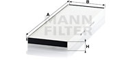 Filtru, aer habitaclu CU 4662 MANN-FILTER