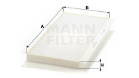 Filtru, aer habitaclu CU 5366 MANN-FILTER