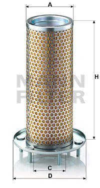 Filtru aer secundar C 1371 MANN-FILTER