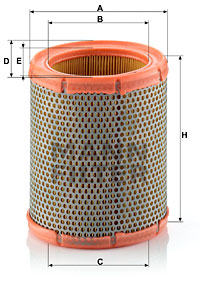 Filtru aer C 1460 MANN-FILTER