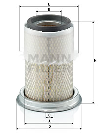 Filtru aer C 14 123 MANN-FILTER