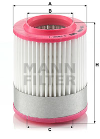 Filtru aer C 1652/1 MANN-FILTER