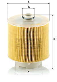 Filtru aer C 17 137/1 x MANN-FILTER