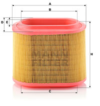 Filtru aer C 24 196 MANN-FILTER