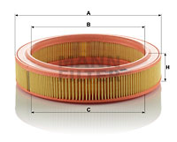 Filtru aer C 2534 MANN-FILTER