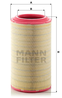 Filtru aer C 37 2680/2 MANN-FILTER