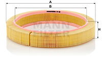 Filtru aer C 41 123 MANN-FILTER