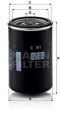 Filtru aer C 811 MANN-FILTER