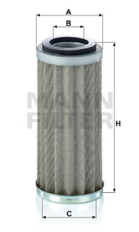 Filtru hidraulic, sistem directie HD 5002 MANN-FILTER