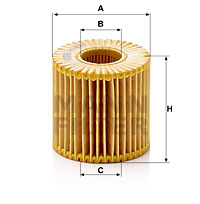 Filtru ulei HU 7019 z MANN-FILTER