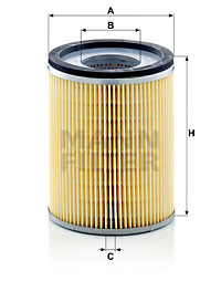 Filtru ulei H 1366 x MANN-FILTER