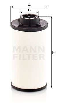 Filtru hidraulic, cutie de viteze automata H 6003 z MANN-FILTER