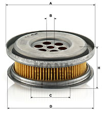 Filtru hidraulic, sistem directie H 85 MANN-FILTER