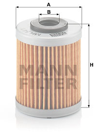 Filtru ulei MH 54/1 MANN-FILTER