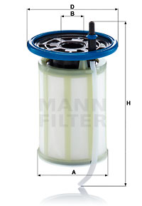 Filtru combustibil PU 7019 MANN-FILTER