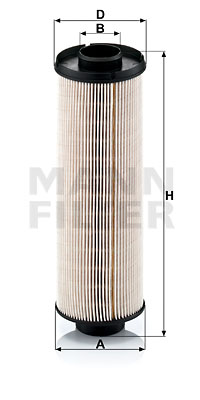 Filtru combustibil PU 855 x MANN-FILTER