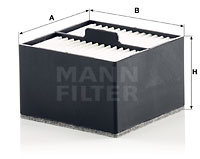 Filtru combustibil PU 910 MANN-FILTER