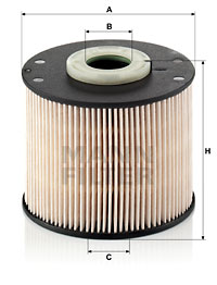 Filtru combustibil PU 927 x MANN-FILTER