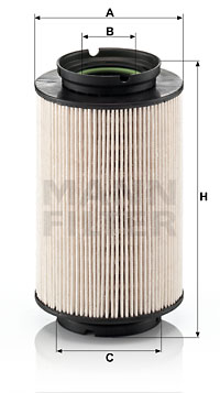 Filtru combustibil PU 936/2 x MANN-FILTER