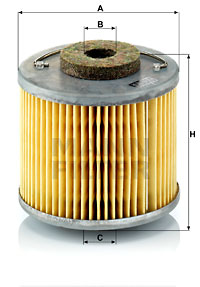 Filtru combustibil P 715 MANN-FILTER