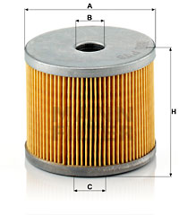 Filtru combustibil P 78 x MANN-FILTER