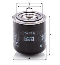 Filtru agent frigorific WA 9002 MANN-FILTER