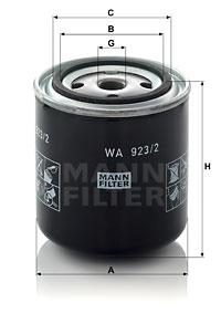 Filtru agent frigorific WA 923/2 MANN-FILTER