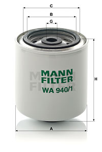 Filtru agent frigorific WA 940/1 MANN-FILTER