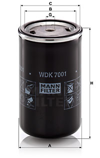 Filtru combustibil WDK 7001 MANN-FILTER